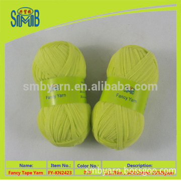 2016 shanghai oeko tex quality fancy yarn factory shingmore bridge best wholesale novelty ribbon yarn for hand knitting